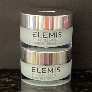 ELEMIS Set of 2 1.6 fl. oz. Pro-Collagen Marine Cream/Exp. 2027/NEW/$290 VALUE!!